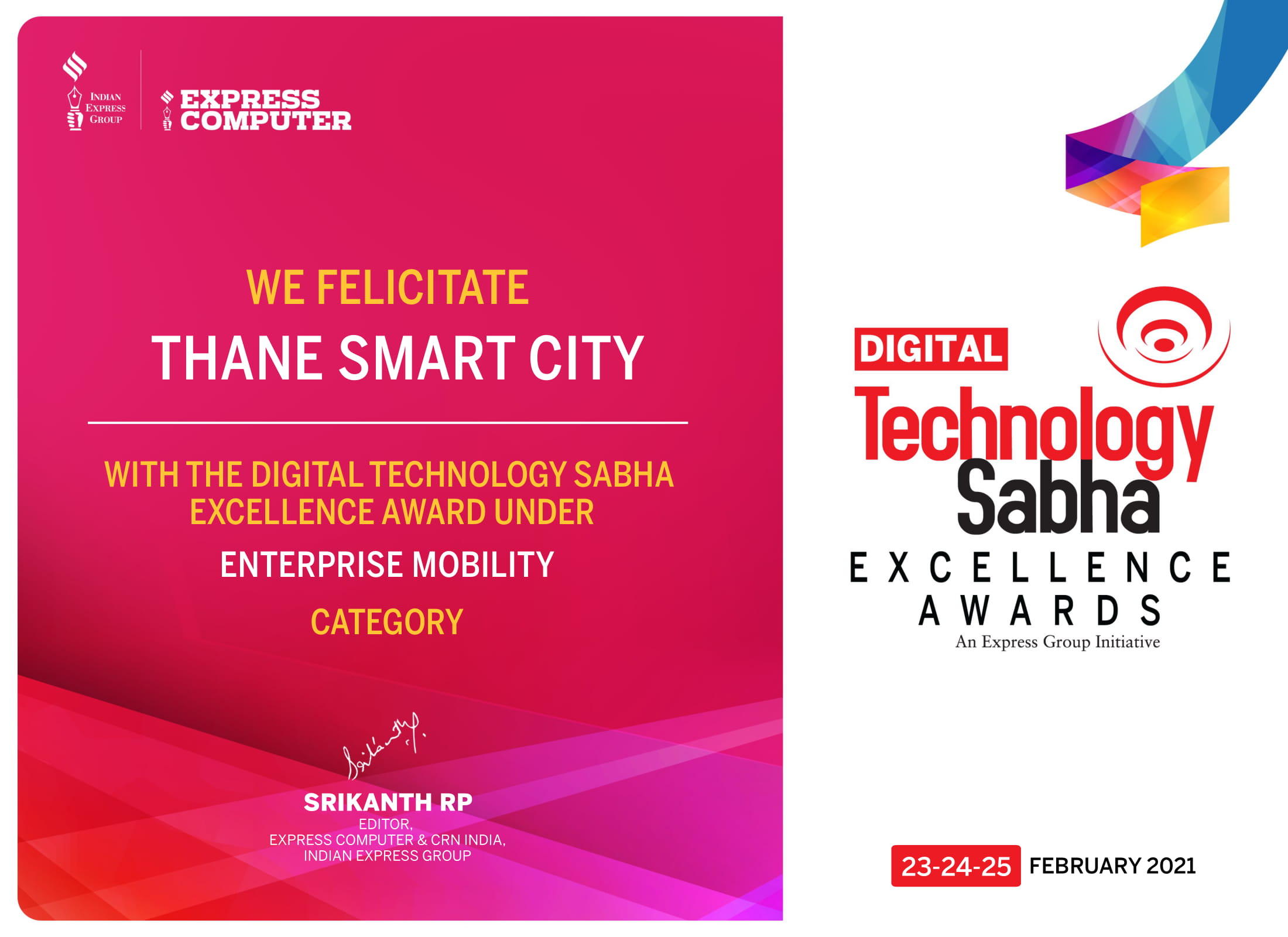 Digital Technology Sabha Excellence Awards