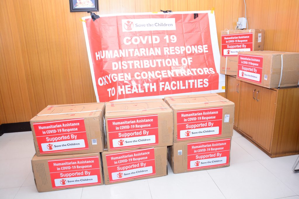 ‘Save the Children’ NGO has contributed 10 Oxygen Concentrators to Thane Municipal Corporation through Palladium Consulting India Private Limited on 18 May 2021 to support fight against COVID Pandemic situation.